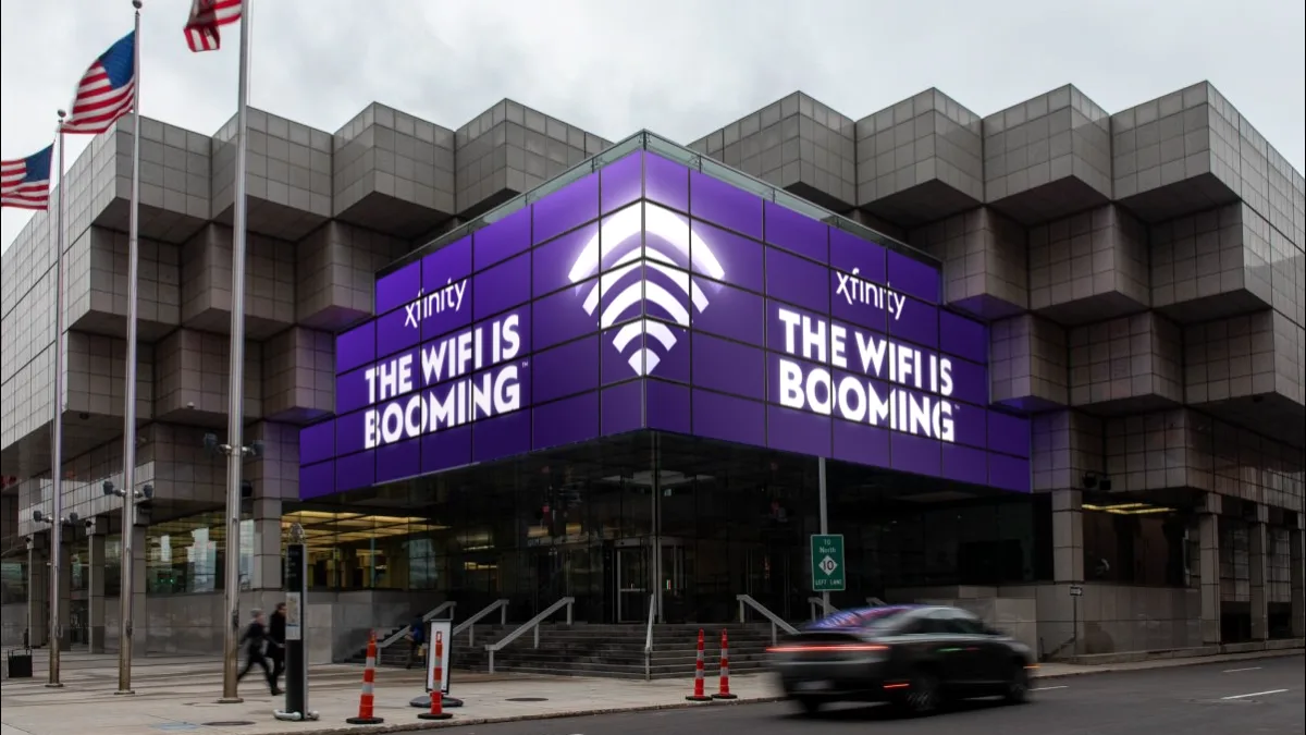The WiFi is Booming on a Detroit billboard