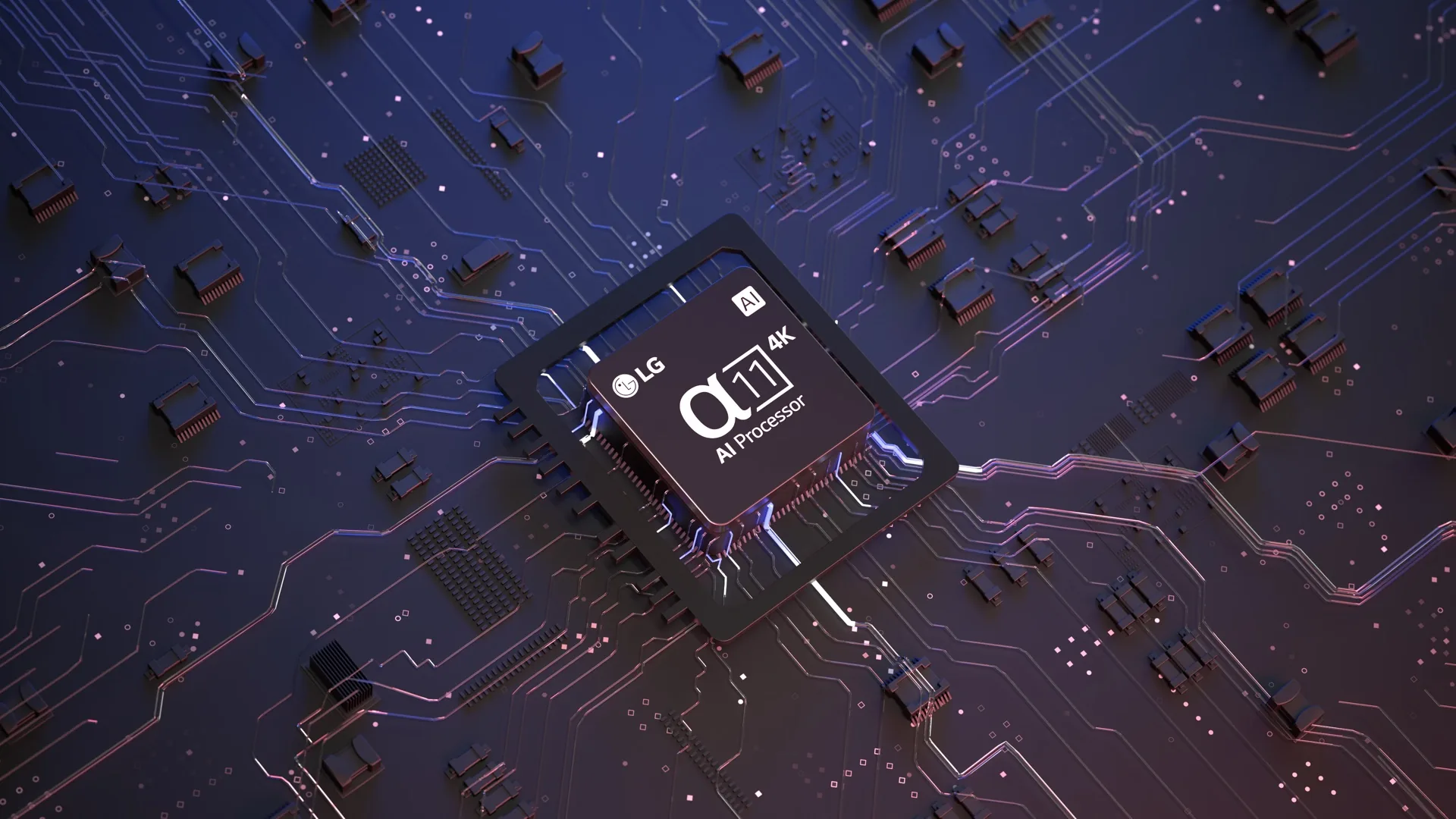 LG α11 AI processor, wide final render